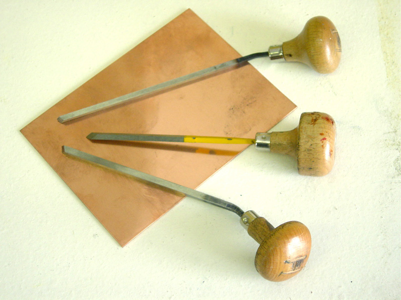 Burin - Copper engraving