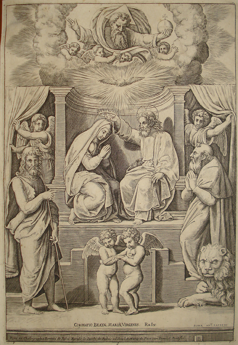Incoronation of the Virgin - Master of Die - Raffaello