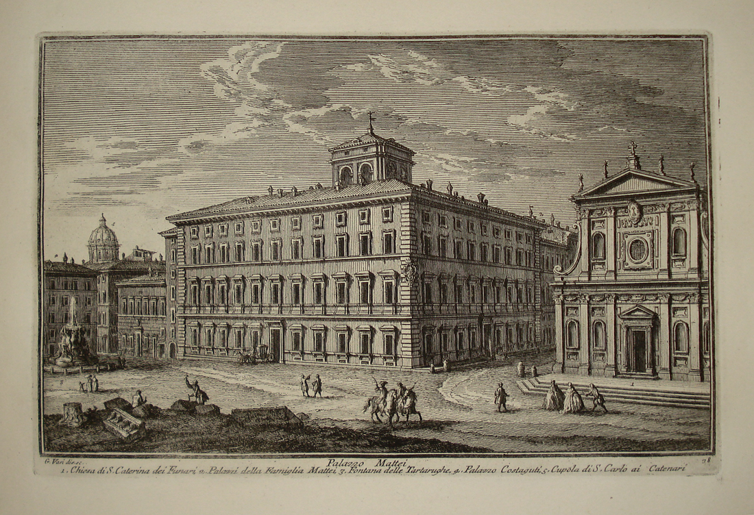 Palazzo Mattei - Giuseppe Vasi