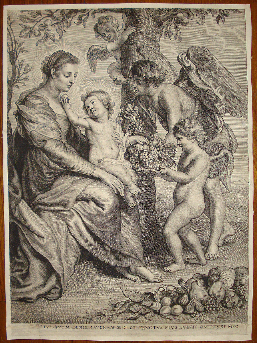 Virgin of grapes - Alexander Voet II - Rubens