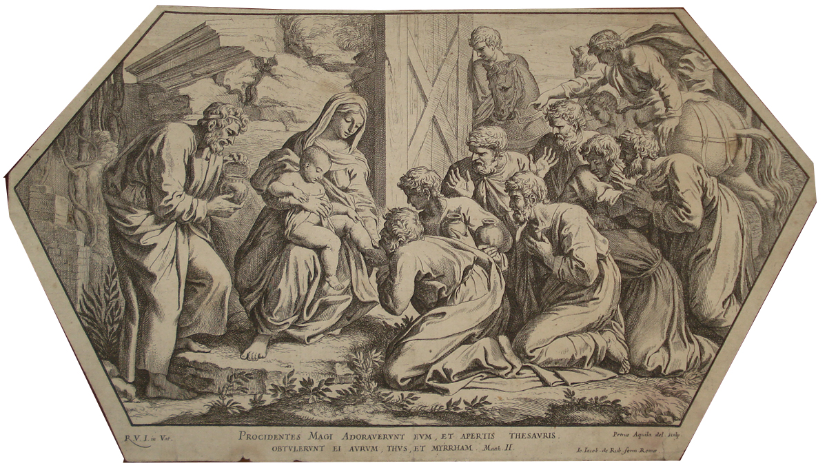 Adoration of the Magi - Raffaello - Pietro Aquila