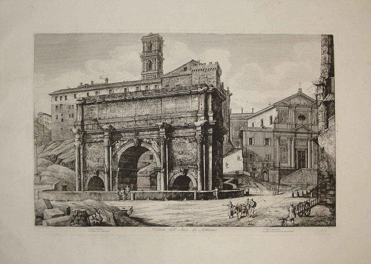 Arco di Settimio Severo - Luigi Rossini