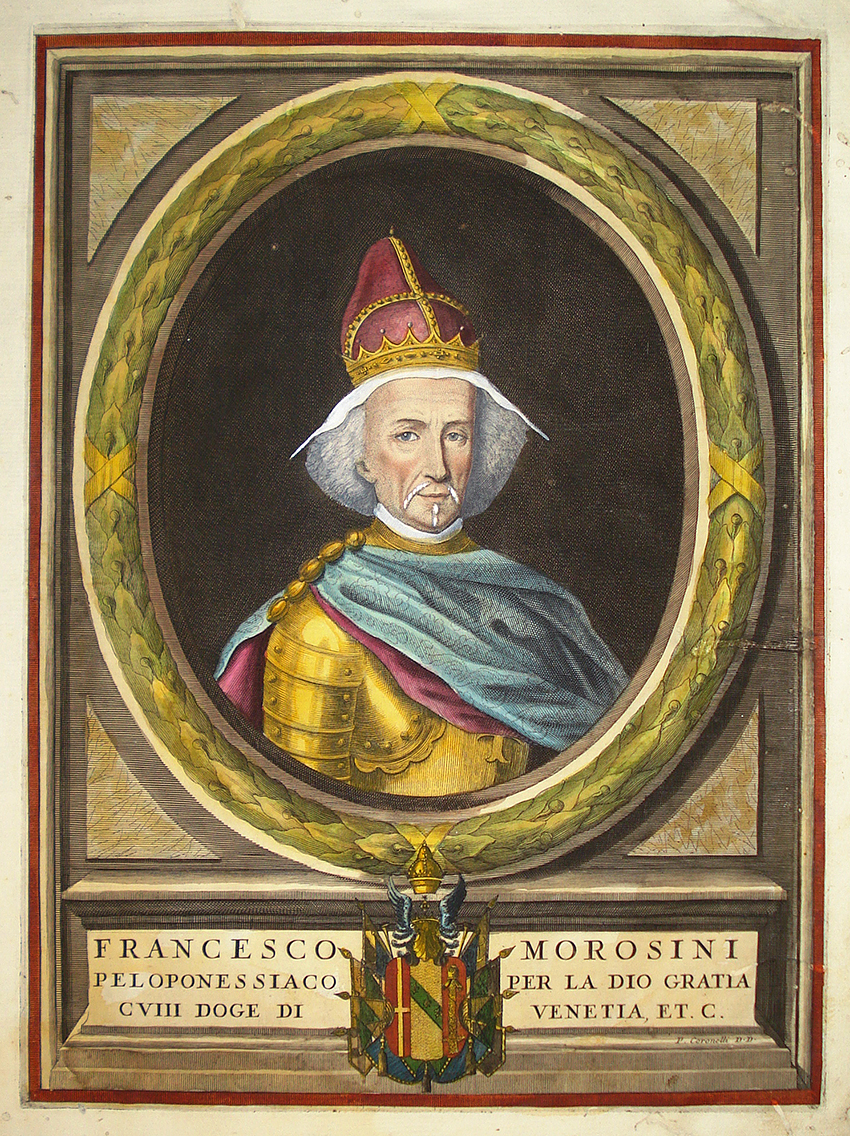 Francesco Morosini Doge di Venezia - Vincenzo Maria Coronelli