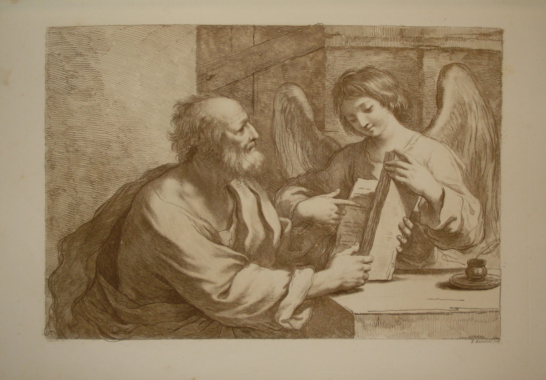San Matteo e l'Angelo - Francesco Bartolozzi - Guercino