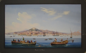 Naples from the sea - Anonymous