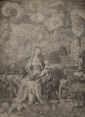 Virgin of the animals - Aegidius Sadeler - Albrecht Durer