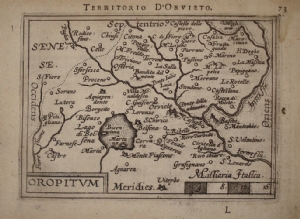 Territorio d' Orvieto - Abraham Ortelius - Philippe Galle