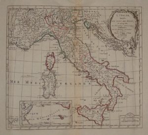 L'Italie divisée en tous ses Etats - Paolo Santini