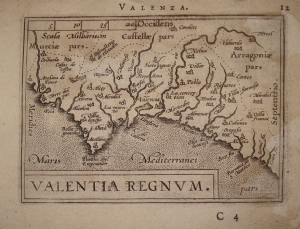 Valencia - Abraham Ortelius - Philippe Galle