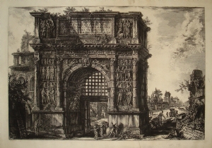 Veduta dell'Arco di Benevento nel Regno di Napoli - Giovanni Battista Piranesi