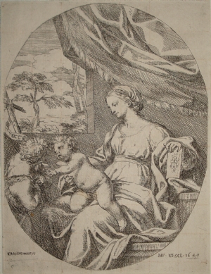 Madonna con Bambino e San Giovanni - Carlo Maratta (Maratti)