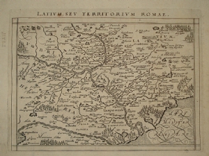 Latium seu territorium Romae - Giovanni Antonio Magini 
