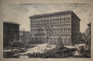 Veduta del Palazzo Farnese - Giovanni Battista Piranesi
