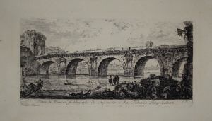 Ponte di Rimino fabbricato da Augusto e da Tiberio Imperatori - Giovanni Battista Piranesi