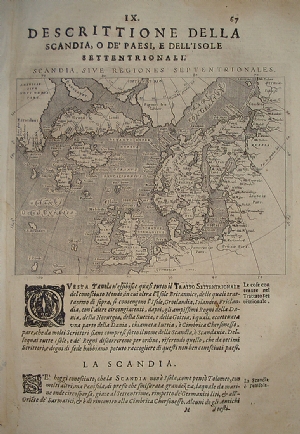 Scandia sive regiones septentrionales - Giovanni Antonio Magini