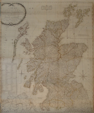A new Map of Scotland or North Britain... - George Armstrong - Robert Sayer