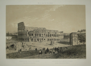 Veduta dell'Anfiteatro Flavio detto il Colosseo - Felix Benoist 