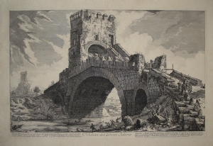 Veduta del Ponte Salario - Giovanni Battista Piranesi