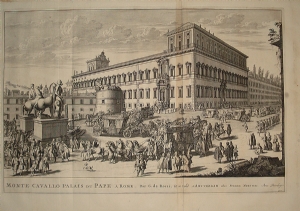 Monte Cavallo Palais du Pape a Rome - Pierre Mortier