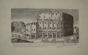 Vestigi del Teatro che fu edificato d'Augusto in nome di Marcello - Marco Sadeler