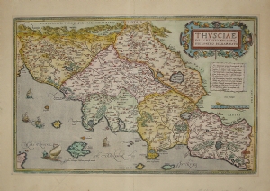 Thusciae descriptio auctore Hieronymo Bellarmato - Abraham Ortelius
