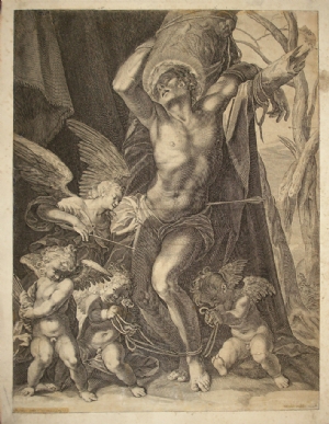 San Sebastiano curato dagli Angeli - Aegidius Sadeler - Marcus Sadeler