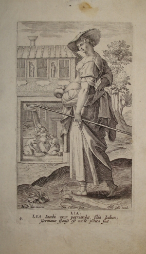 Lia - Donne dell'Antico Testamento - Maarten de Vos - Collaert - Galle