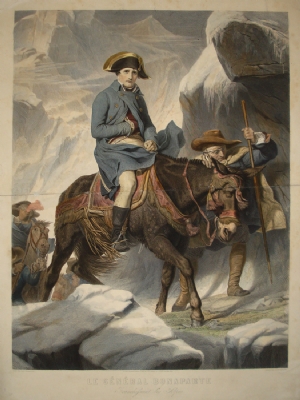 Il Generale Bonaparte attraversa le Alpi - A. Francois - Paul Delaroche