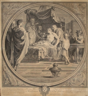 Alessandro Magno curato da Filippo - Benoit Audran