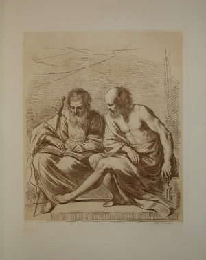 The Apostles Peter and Paul - Francesco Bartolozzi - Guercino