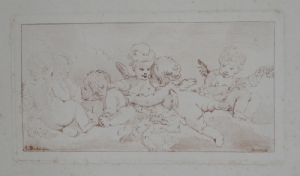 Angels and cherubs - Demarteau - Boucher