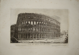 Veduta del Colosseo - Luigi Rossini