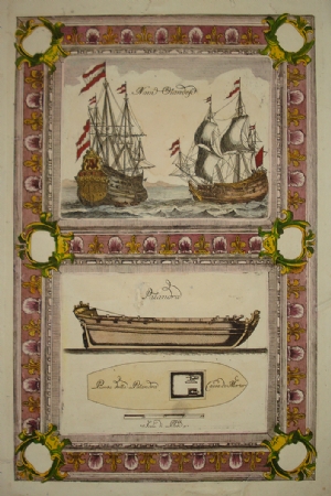 Dutch ships - Vincenzo Maria Coronelli