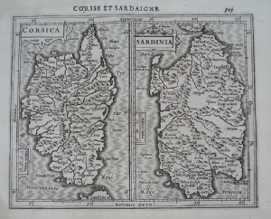 Corsica and Sardinia - Mercator