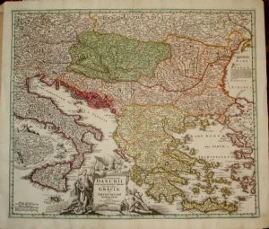 Grecia e zona del Danubio - J.B. Homann