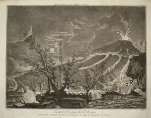 Vesuvio Eruption of 1754 - Diderot D'Alambert