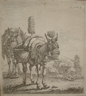 The two mules - Karel Du Jardin