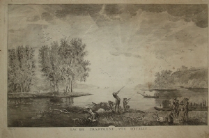 Hunt on Lake Trasimeno - after Claude Joseph Vernet
