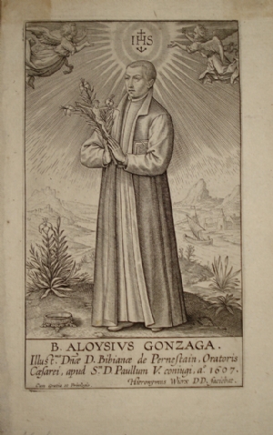 St. Louis Gonzaga - Hieronymus Wierix