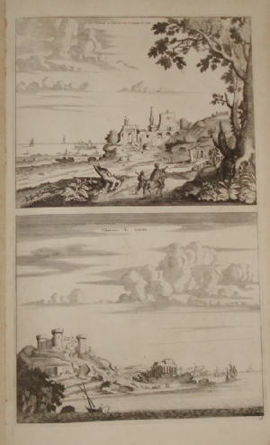 Pierre Mortier - Blaeu - Trinity of Gaeta and Castle