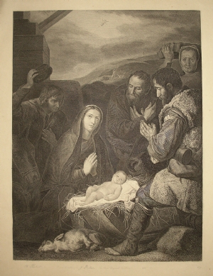 Adorazione dei Pastori (Natività) - A. Portier - Jusepe de Ribera