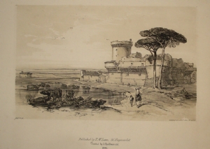 Castle of Ostia - Edward Lear