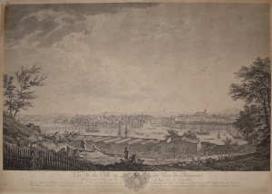 Vue de la Ville et du Port de Bayonne - Ph. Le Bas - J. Vernet