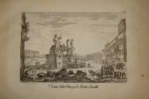 View of the Piazza di Monte Cavallo - Friedrich - Piranesi