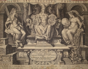 Schema seu speculum principum (title page) - Jan Sadeler - Raphael Sadeler - Stradanus