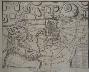 Plan of Turin during the siege of 1706 - Richard William Seale